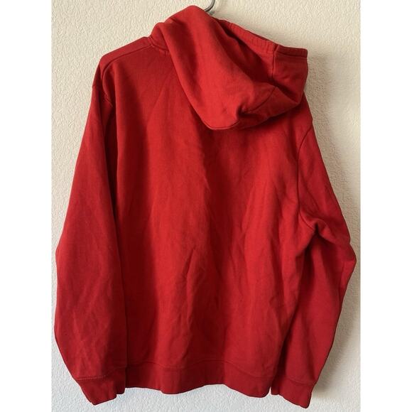 Evolution in Design World Is Famous Kids Hoodie Red w/ Graphics Size XL - Picture 3 of 5